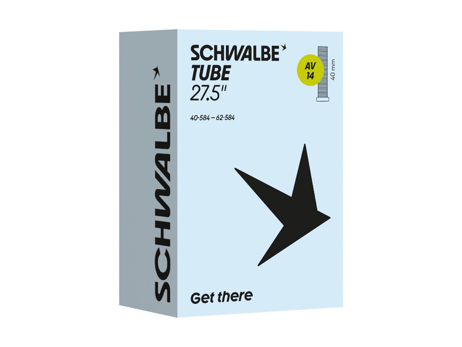 Schwalbe Schlauch AV 14 27.5 Zoll / 40/62-584 - Bild 1