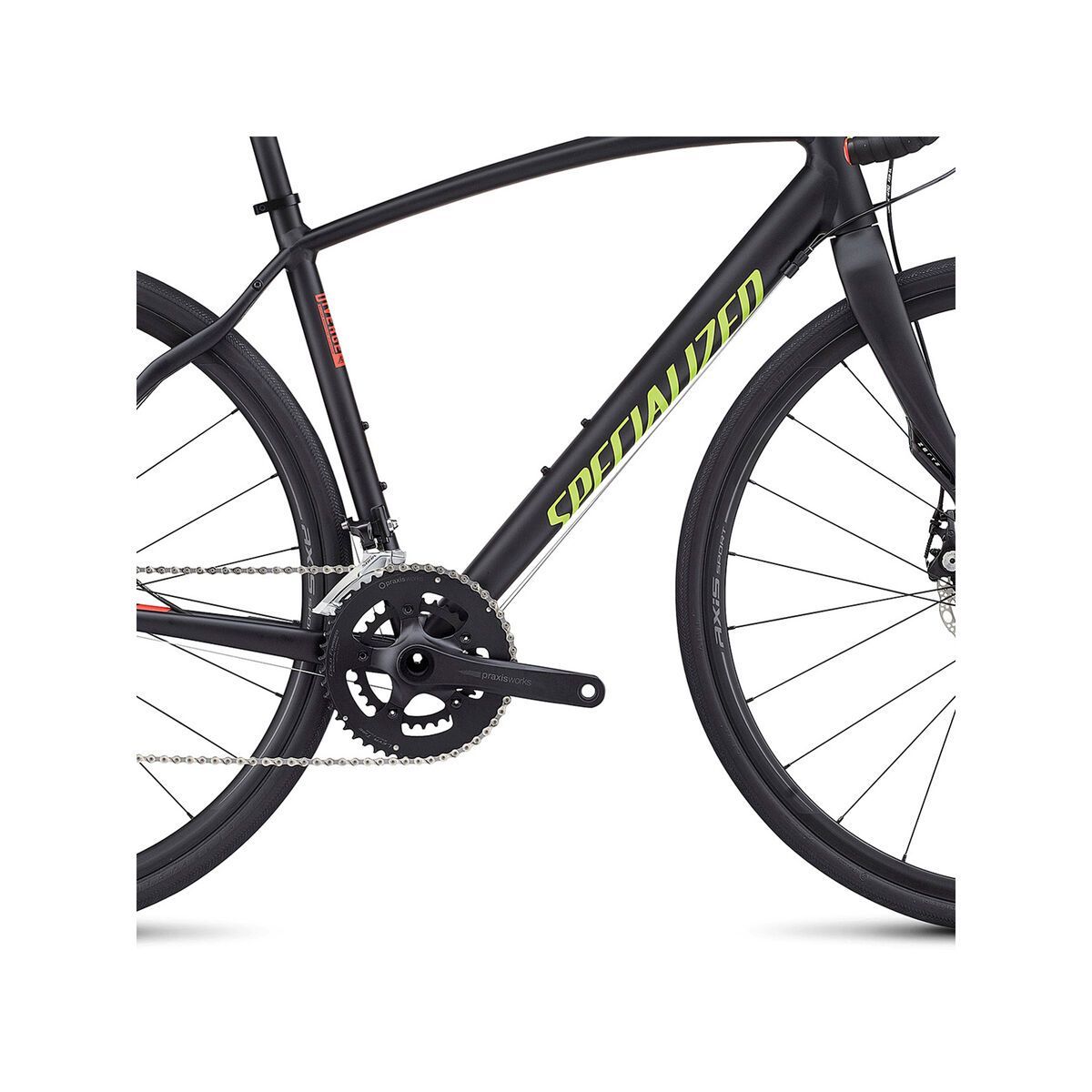 Specialized Diverge Sport A1 CEN, satin black/rocket red/hyper green - Bild 3