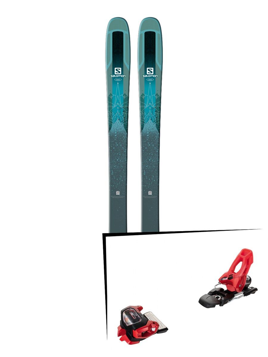 Set: Salomon QST Lumen 99 2018 + Tyrolia Attack² 11 GW red - Bild 1