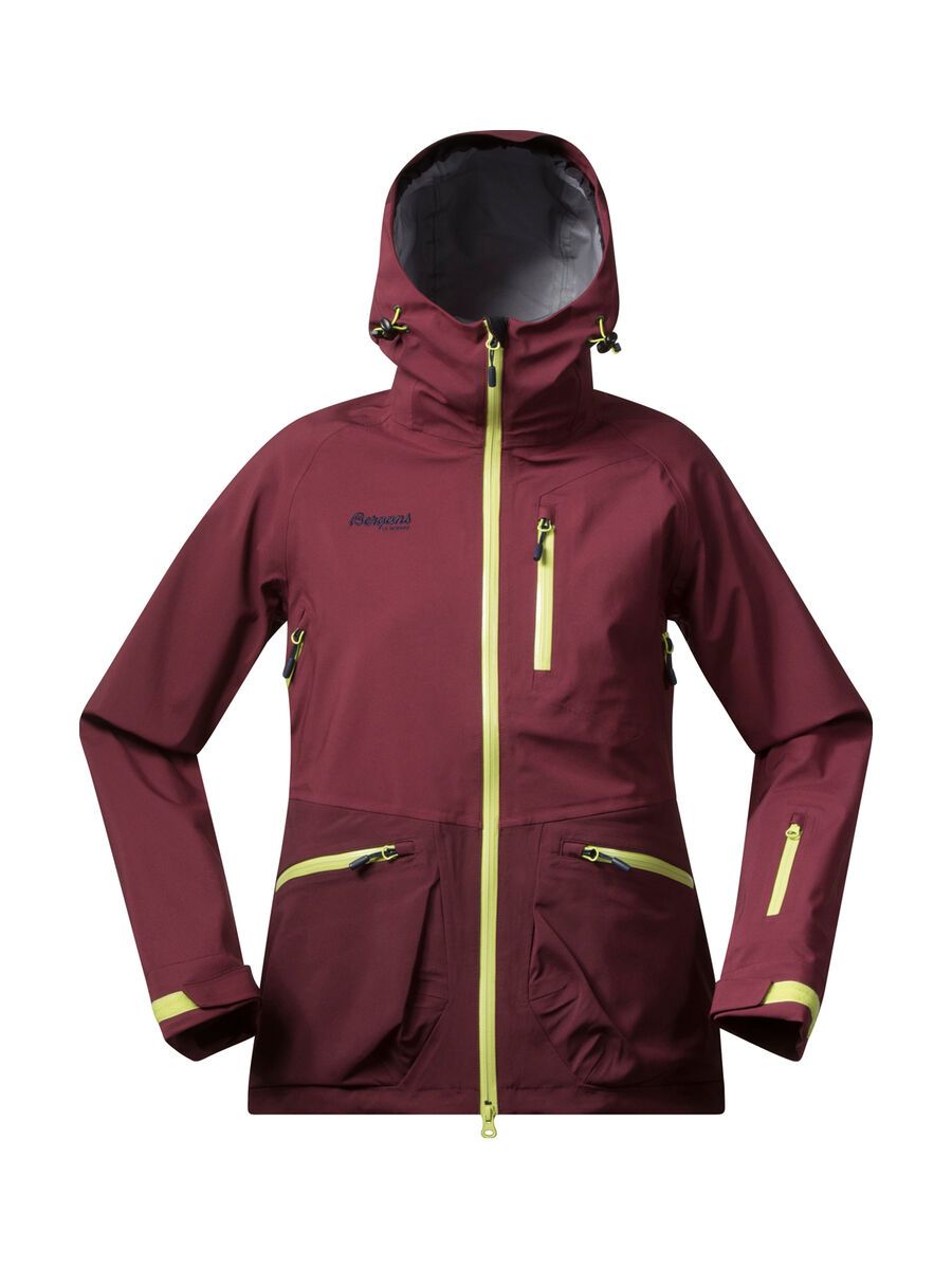 Bergans Myrkdalen Insulated Lady Jacket, ruby/dk ruby/springleaves - Bild 1