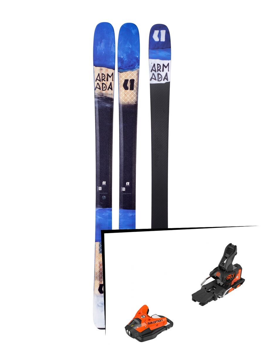 Set: Armada Tracer 98 2018 + Salomon STH2 WTR 13 orange/black - Bild 1