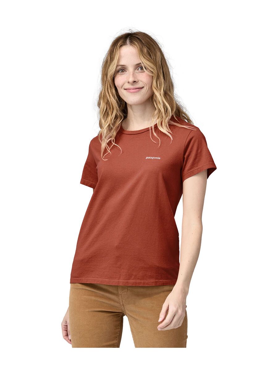 Patagonia Women's P-6 Mission Organic T-Shirt, burl red - Bild 4