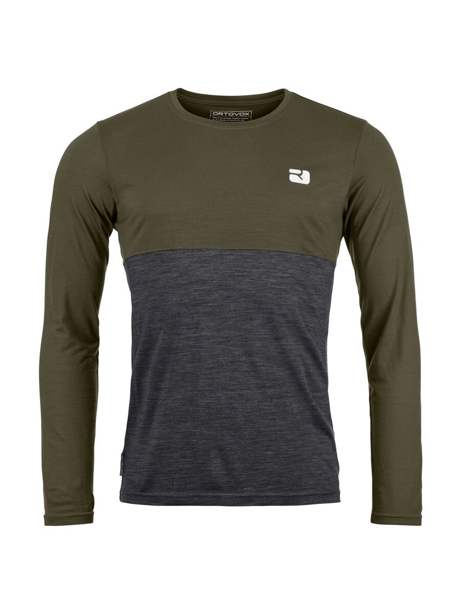 Ortovox 150 Merino Cool Logo LS M, dark wild herbs - Bild 1