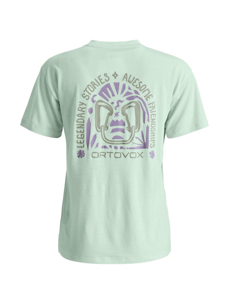 Ortovox 150 Merino Cool Climbing Vibes TS W, green acid - Bild 2