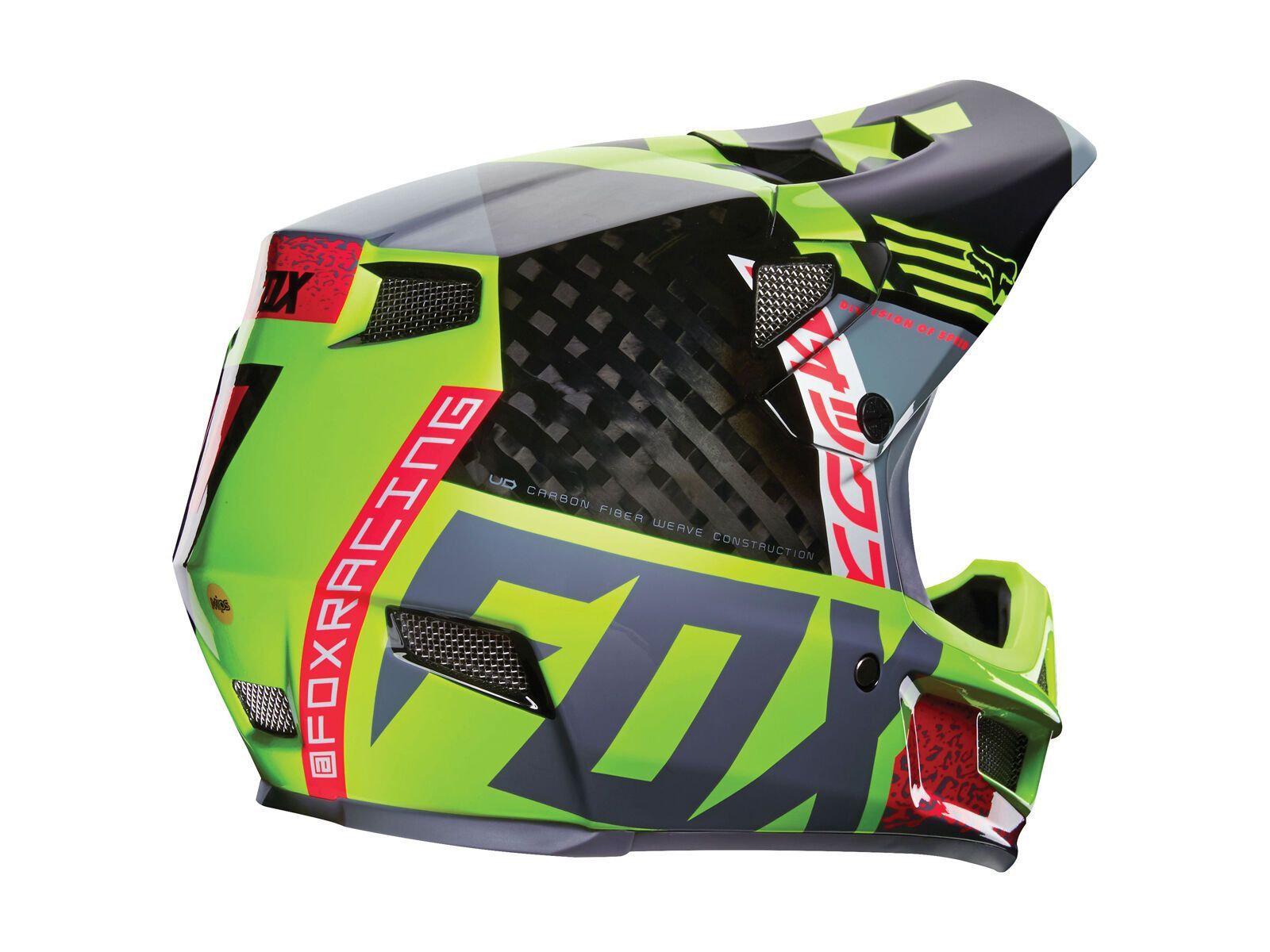 Fox Rampage Pro Carbon Helmet, grey - Bild 4