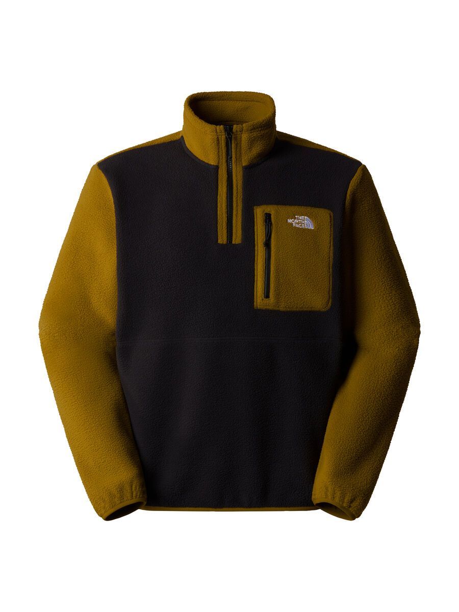 The North Face Men’s Yumiori 1/4 Zip, tnf black/moss green/tn - Bild 1