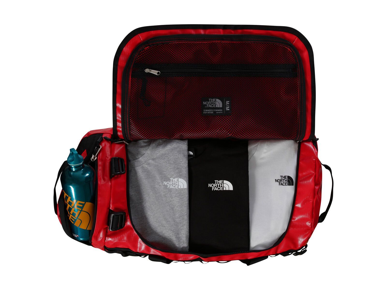The North Face Base Camp Duffel - M, tnf red/tnf black/npf - Bild 2