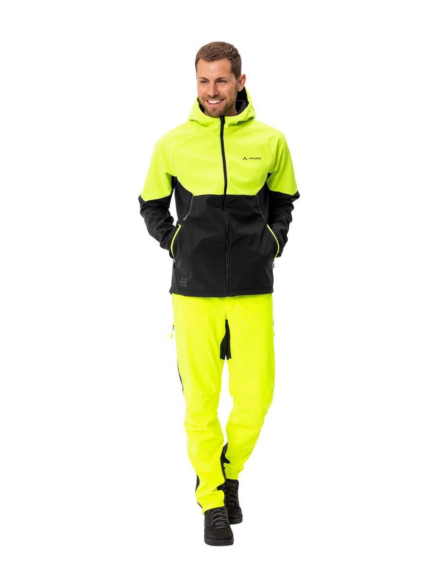 Vaude Men's Qimsa Softshell Jacket, neon yellow - Bild 6