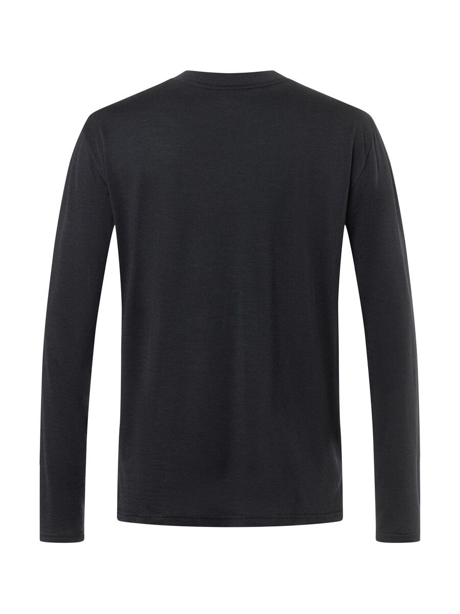 super.natural Casual Rib Bio J LS Herren, jet black - Bild 2