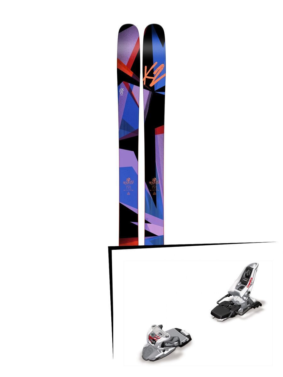 K2 SKI Set: Remedy 102 2016 + Marker Squire 11 - Bild 1