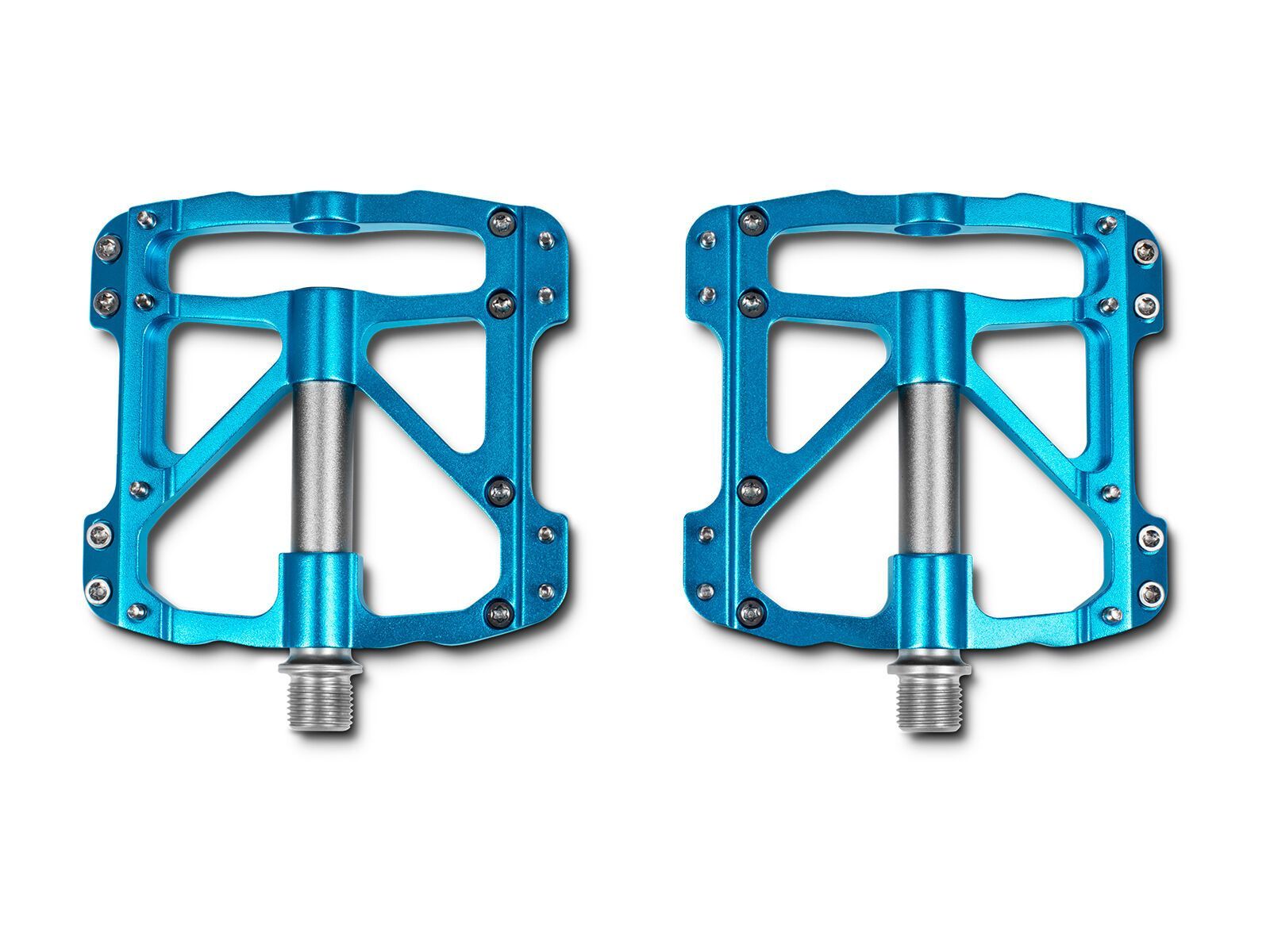 Cube RFR Pedale Flat SLT, blue´n´grey - Bild 1