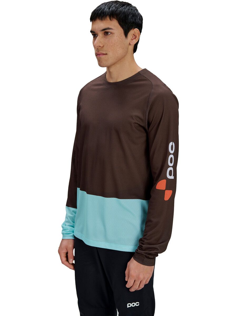 POC M's Motion Air Long Sleeve MTB Jersey, bronzite brown/lazurite blue - Bild 3