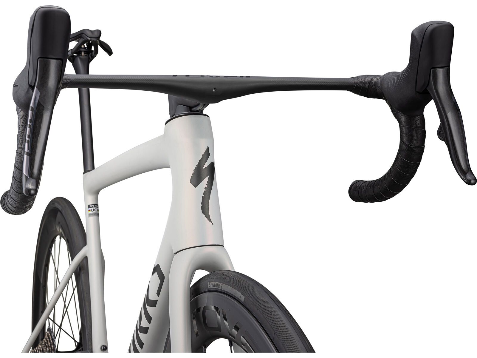 Specialized S-Works Tarmac SL8 - SRAM Red eTap AXS, satin fog tint/green ghost pearl/red ghost pearl fade - Bild 5