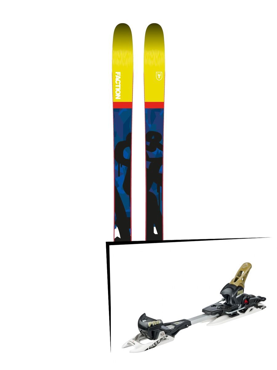 Set: Faction Prodigy 3.0 2018 + Fritschi Diamir Freeride Pro schwarz-olive - Bild 1