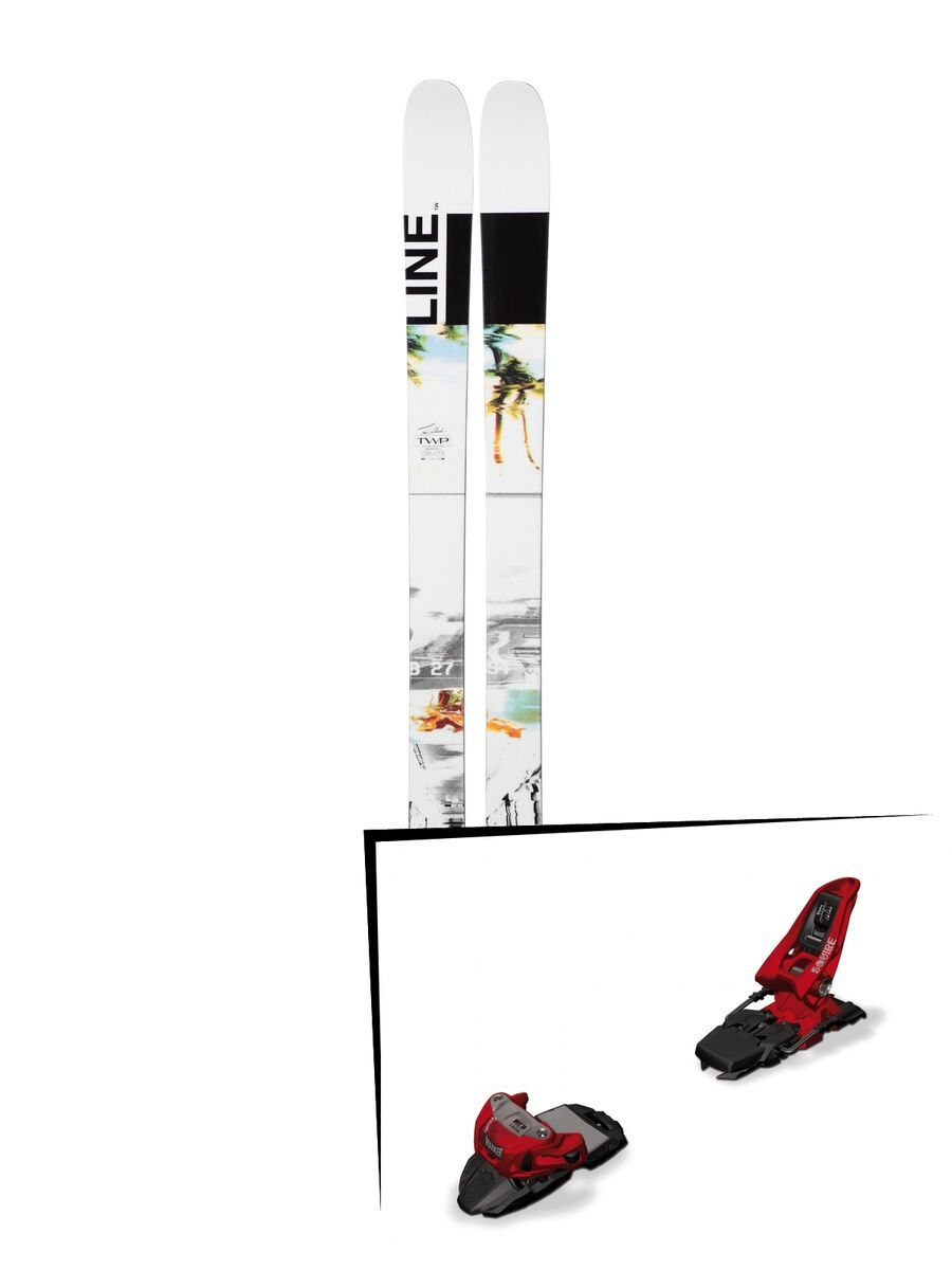 Set: Line Tom Wallisch Pro 2019 + Marker Squire 11 red - Bild 1