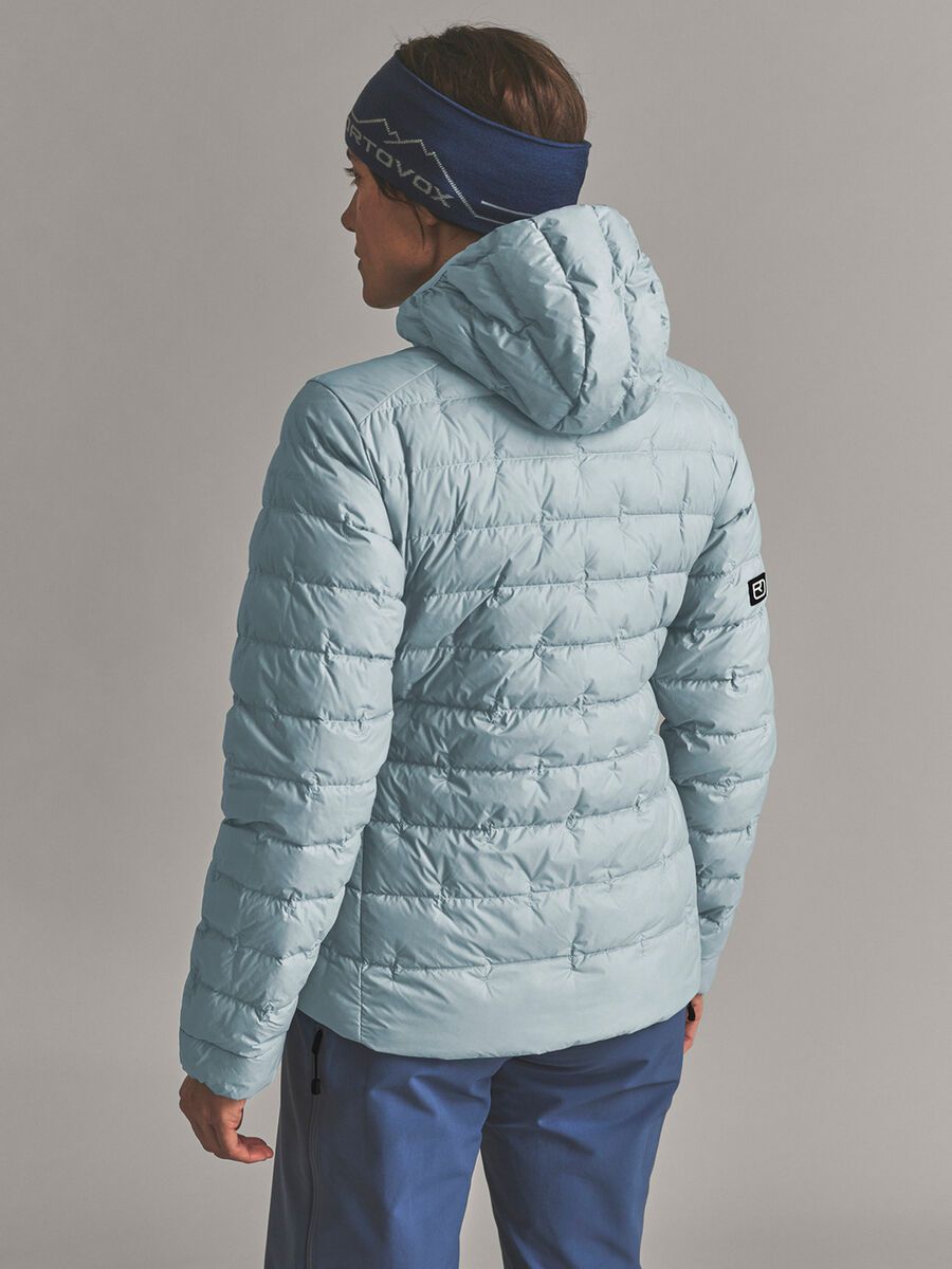 Ortovox DownWool 180 Hooded Jacket W, glacier grey - Bild 6