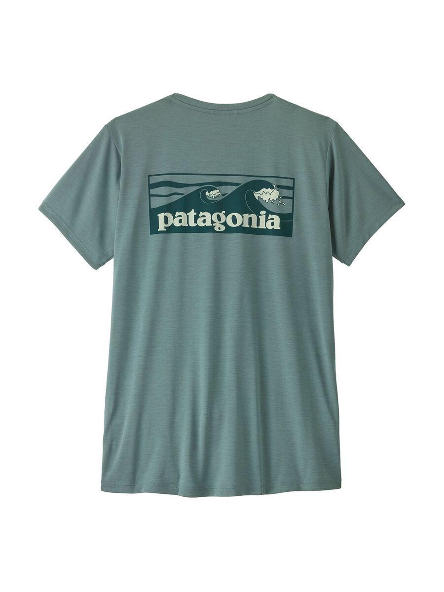 Patagonia Women's Capilene Cool Daily Shirt - Boardshort Logo, blue sage/light blue sage x-dye - Bild 2