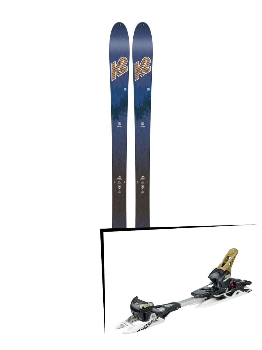 Set: K2 SKI Wayback 82 ECOre 2018 + Fritschi Diamir Freeride Pro schwarz-olive - Bild 1