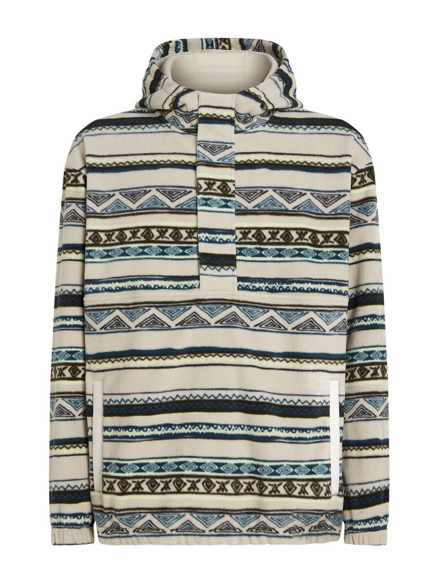 O’Neill Superfleece HZ Hoodie, grey ikat stripe - Bild 1