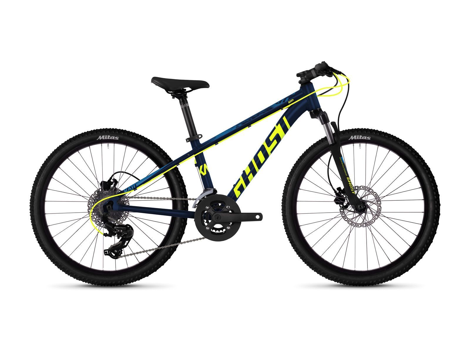 Ghost Kato D4.4 AL, night blue/neon yellow/riot blue - Bild 1