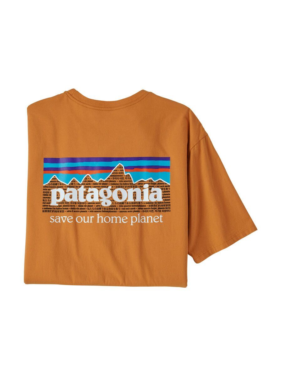 Patagonia Men's P-6 Mission Organic T-Shirt, cloudberry orange - Bild 1