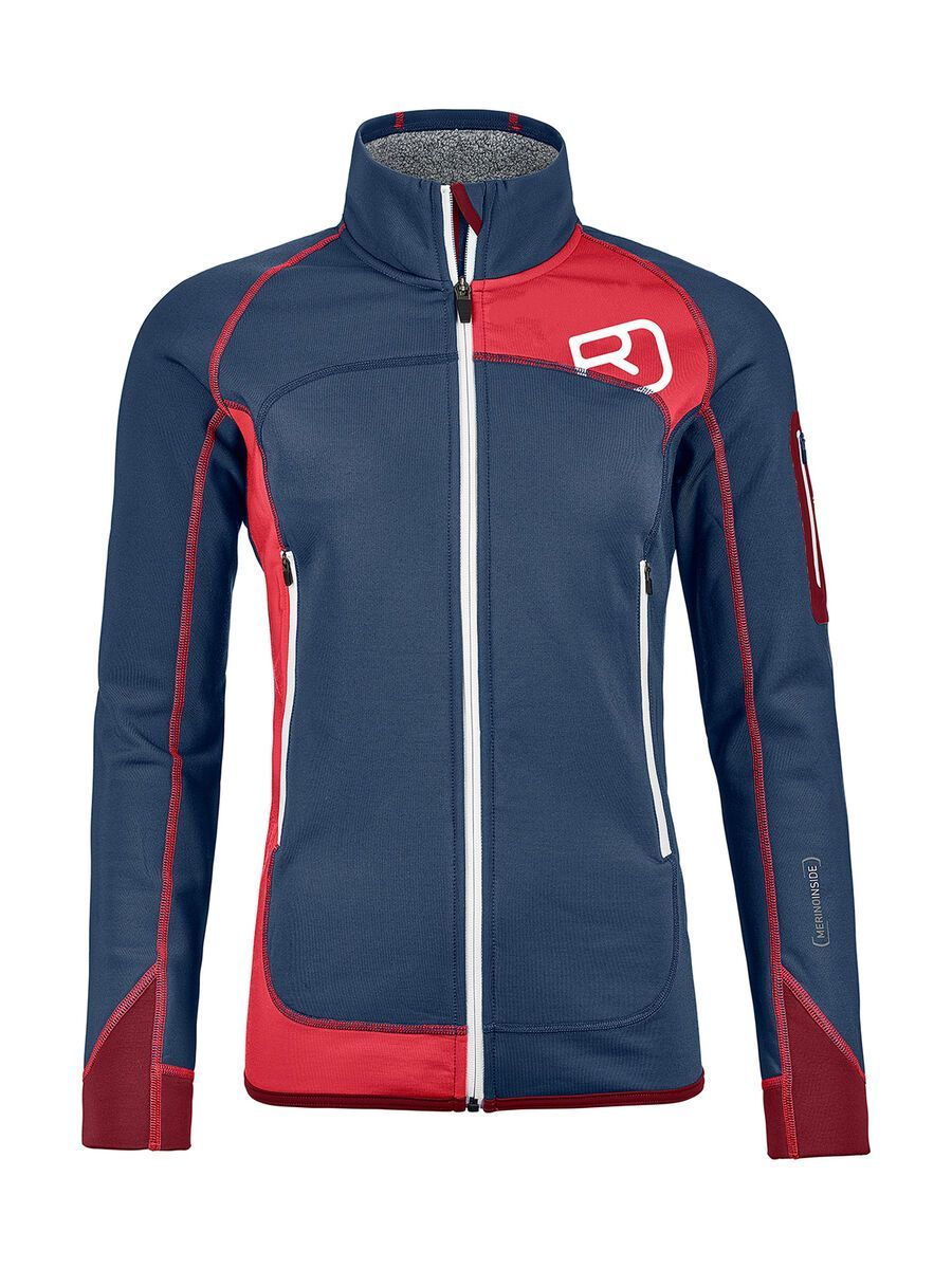 Ortovox Merino Fleece Plus Jacket W, night blue - Bild 1