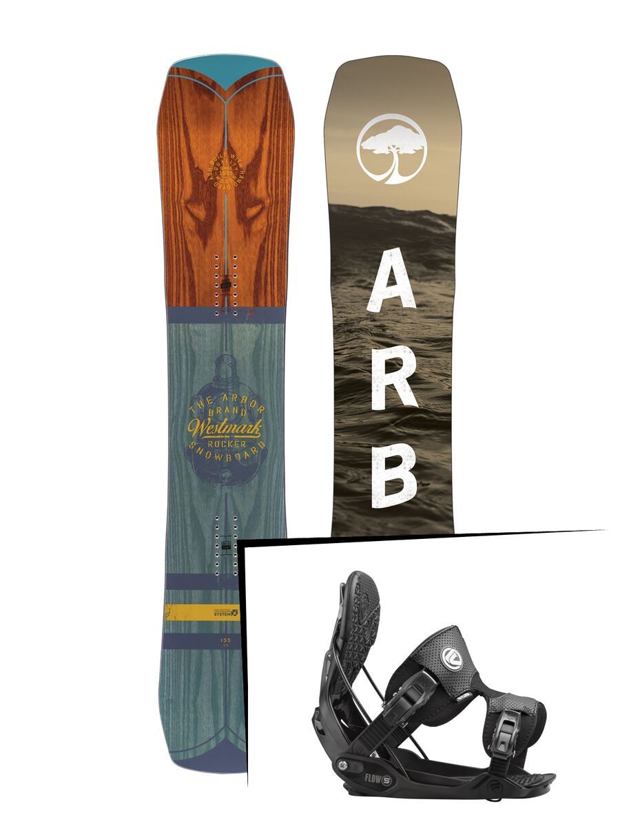 Set: Arbor Westmark Rocker 2017 + Flow Five (1513175S) - Bild 1