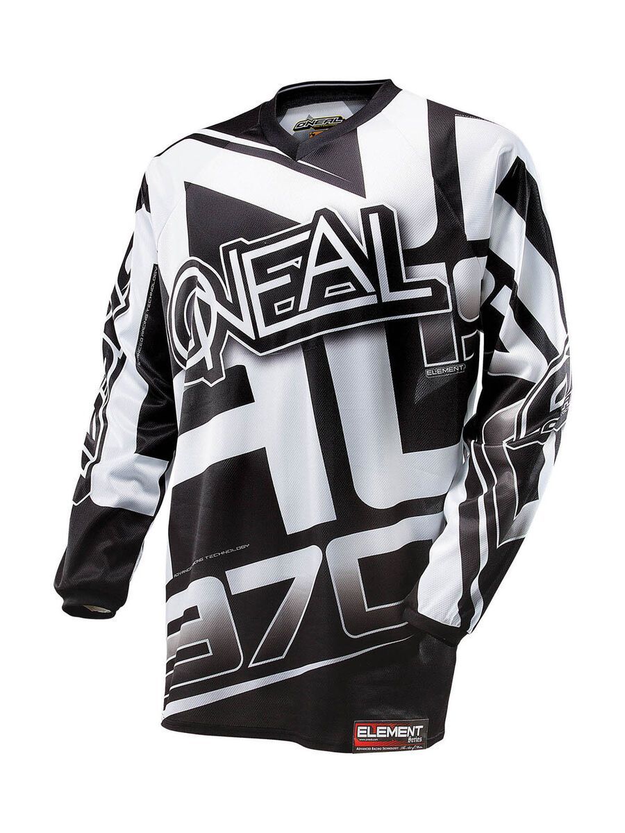 ONeal Element Kids Jersey Racewear, black/white - Bild 1