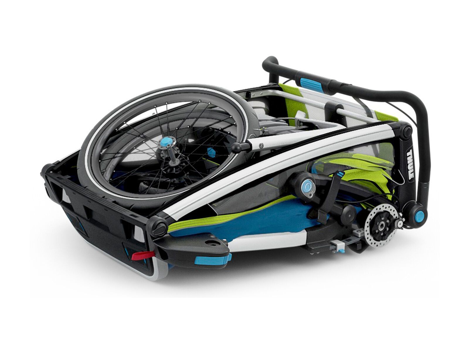 Thule Chariot Sport 2, chartreuse/mykonos - Bild 5