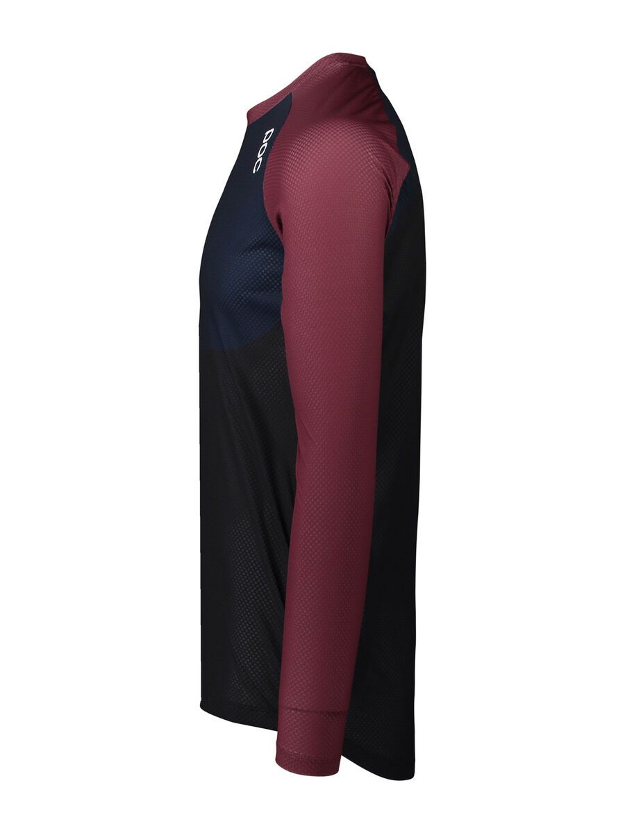 POC MTB Pure LS Jersey, propylene red/turmaline navy/uranium black - Bild 2