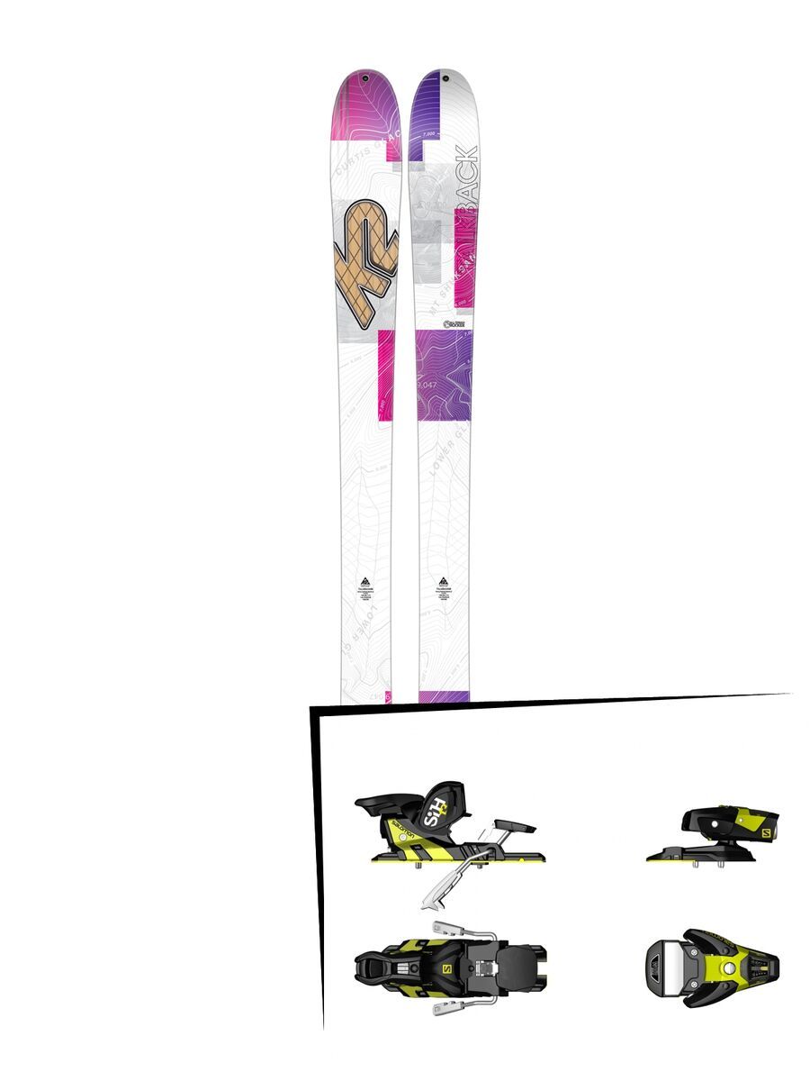 K2 SKI Set: Talkback 88 2016 + Salomon STH2 WTR 13 - Bild 1