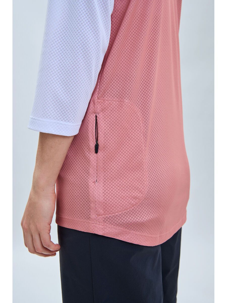 POC W's MTB Pure 3/4 Jersey, rock salt/hydrogen white - Bild 4