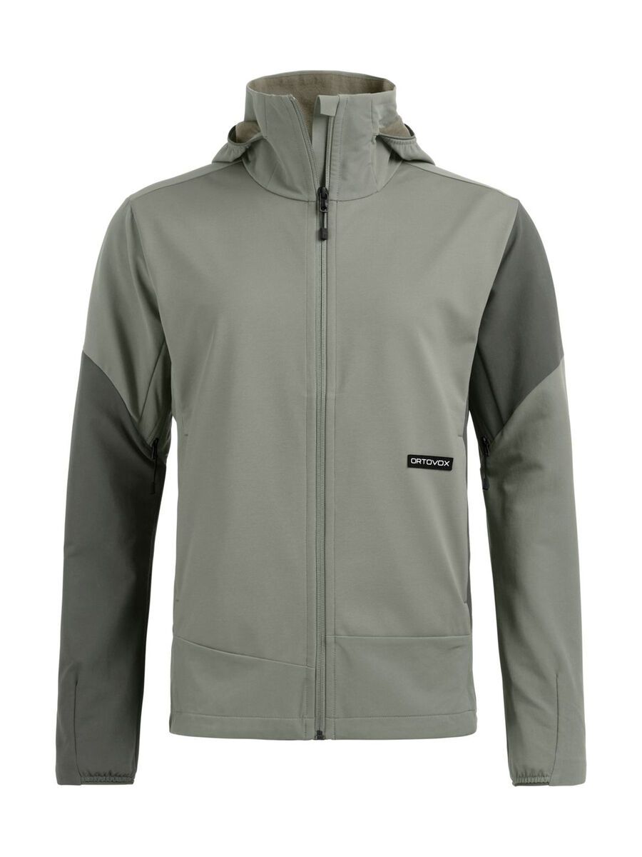 Ortovox Ortler Softshell Plus Jacket W, green sage - Bild 1