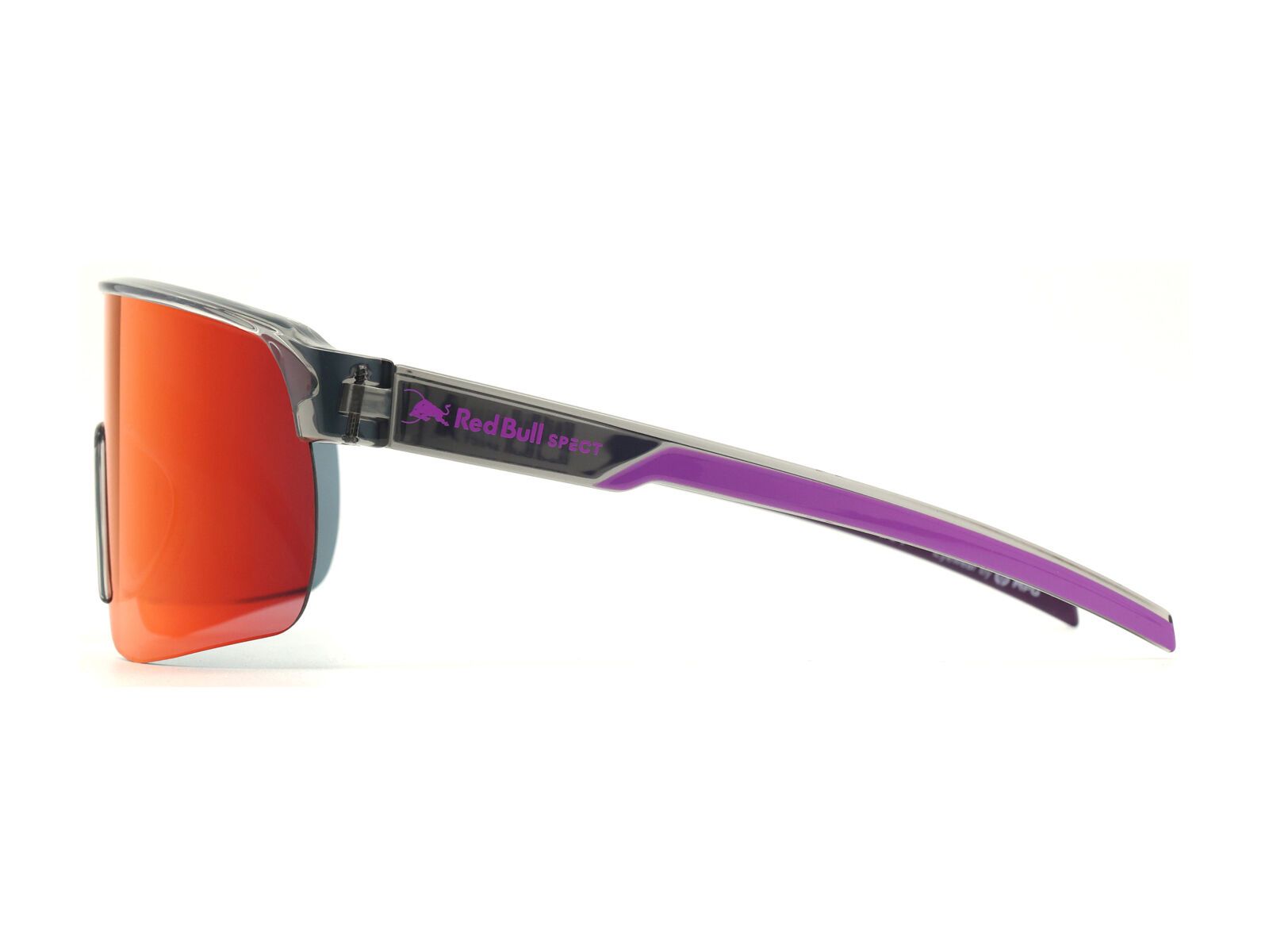 Red Bull Spect Eyewear Dakota, Blue-Red/Purple Mirror / shiny x'tal grey - Bild 5