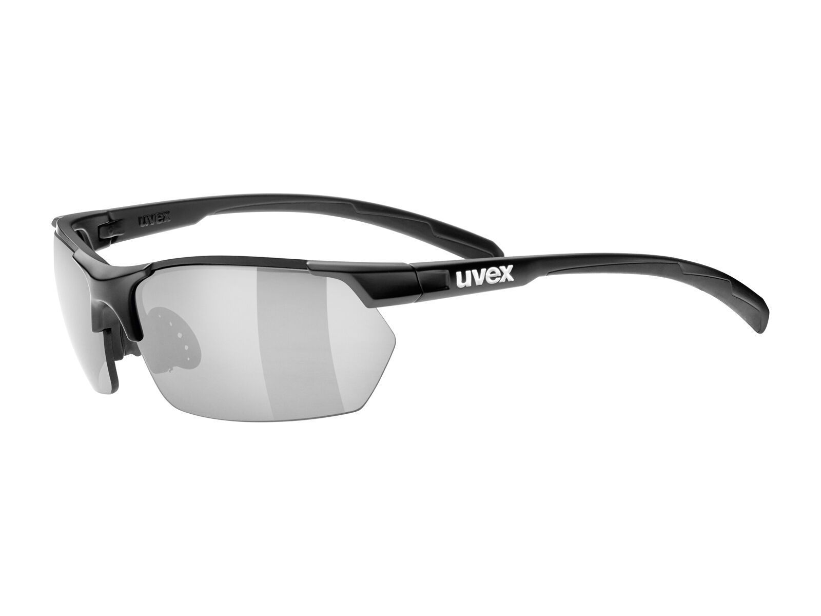 uvex sportstyle 114 inkl. WS, black mat/Lens: litemirror silver - Bild 1