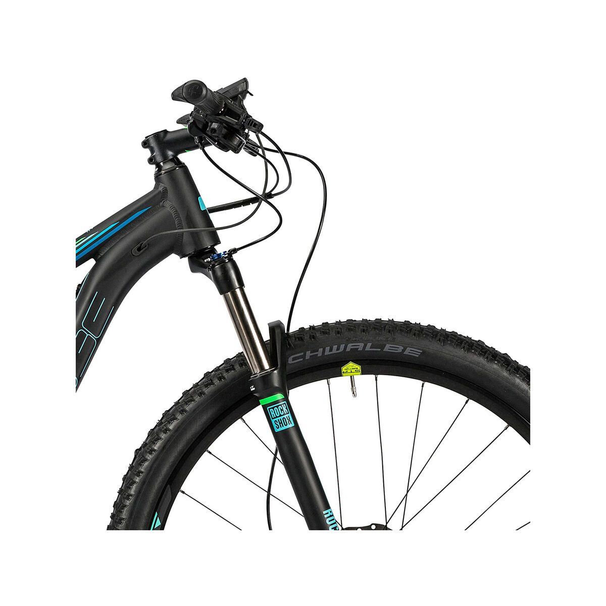Cube Access WLS Hybrid Race 500 29, black´n´aqua´n´flashgreen - Bild 5