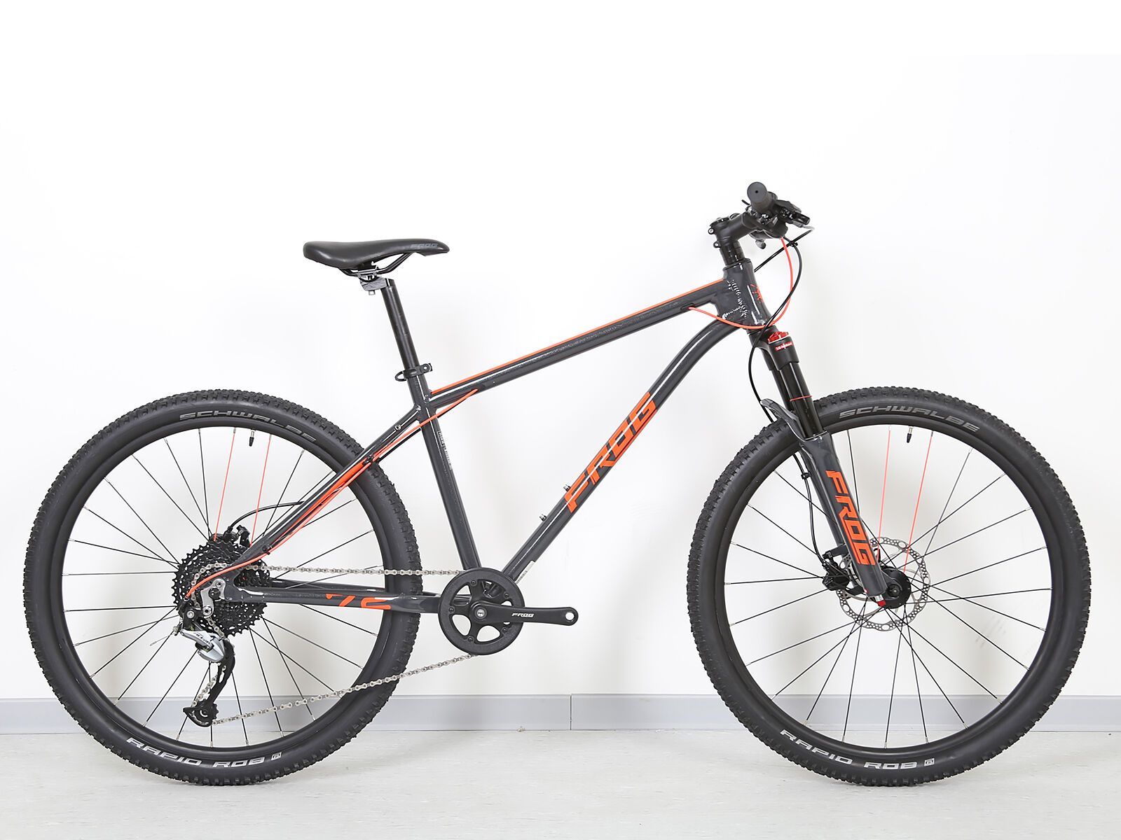 ***2. Wahl*** Frog Bikes *** 2. Wahl *** Frog MTB 72 Größe: 41.5 cm metallic grey/neon red 2021 - Bild 2