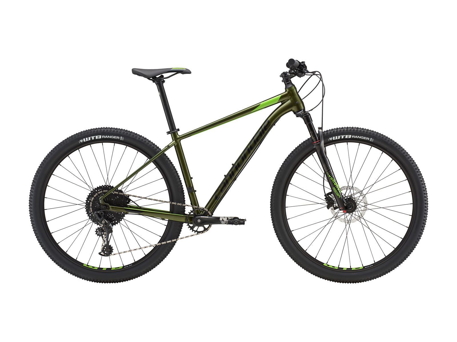 Cannondale Trail 1 - 27.5, vulcan w/ acid green and jet black - gloss - Bild 1