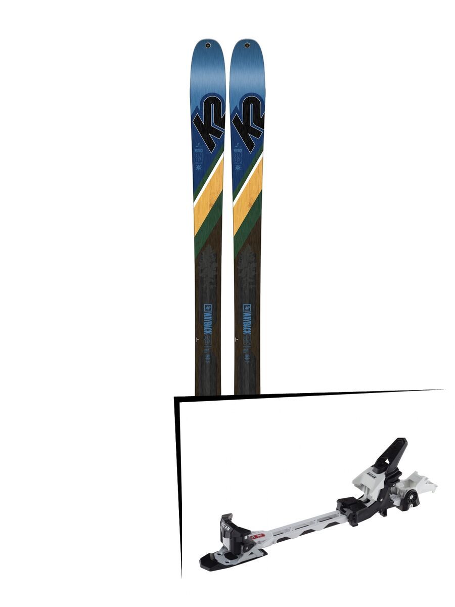 Set: K2 SKI Wayback 84 2019 + Hagan Z02 - Bild 1