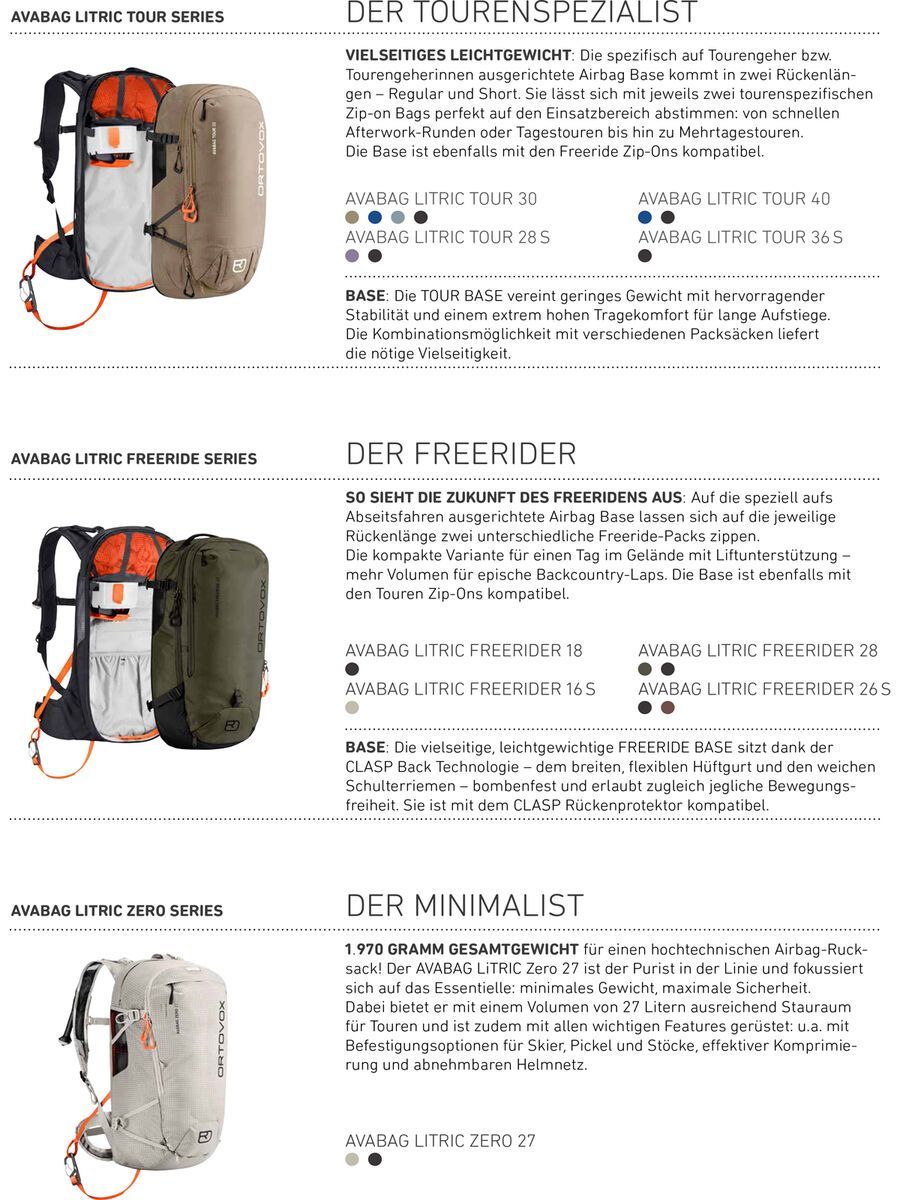 Ortovox Avabag LiTRIC Tour 30, dark linen - Bild 13