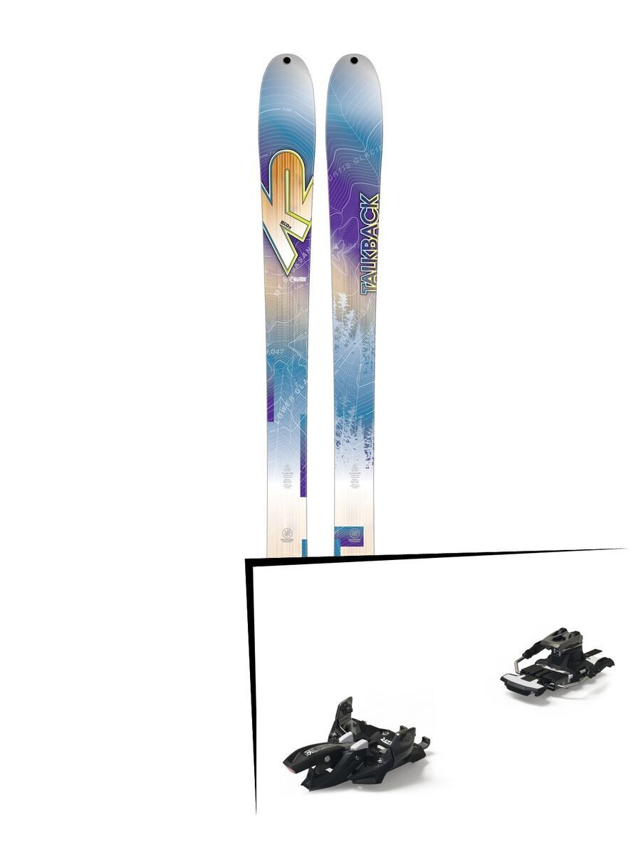 Set: K2 SKI Talkback 88 ECOre 2017 + Marker Alpinist 12 Long Travel (2319302) - Bild 1