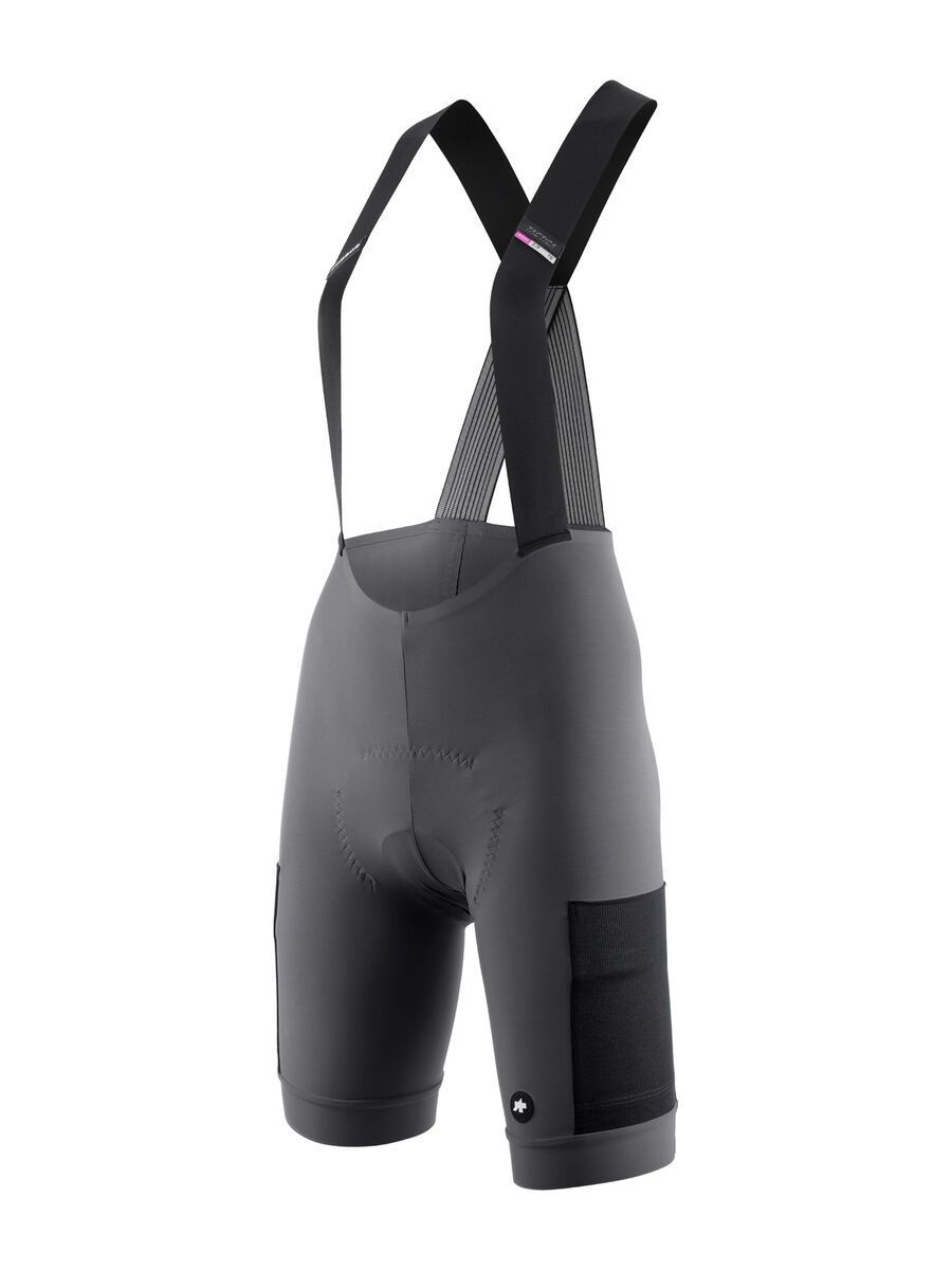 Assos Tactica Kieskäfer Women's Gravel Bib Shorts T5, robust grey - Bild 3