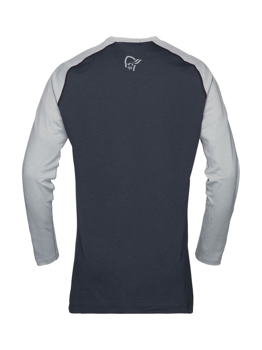 Norrona fjørå equaliser lightweight Long Sleeve (M), caviar/drizzle - Bild 2