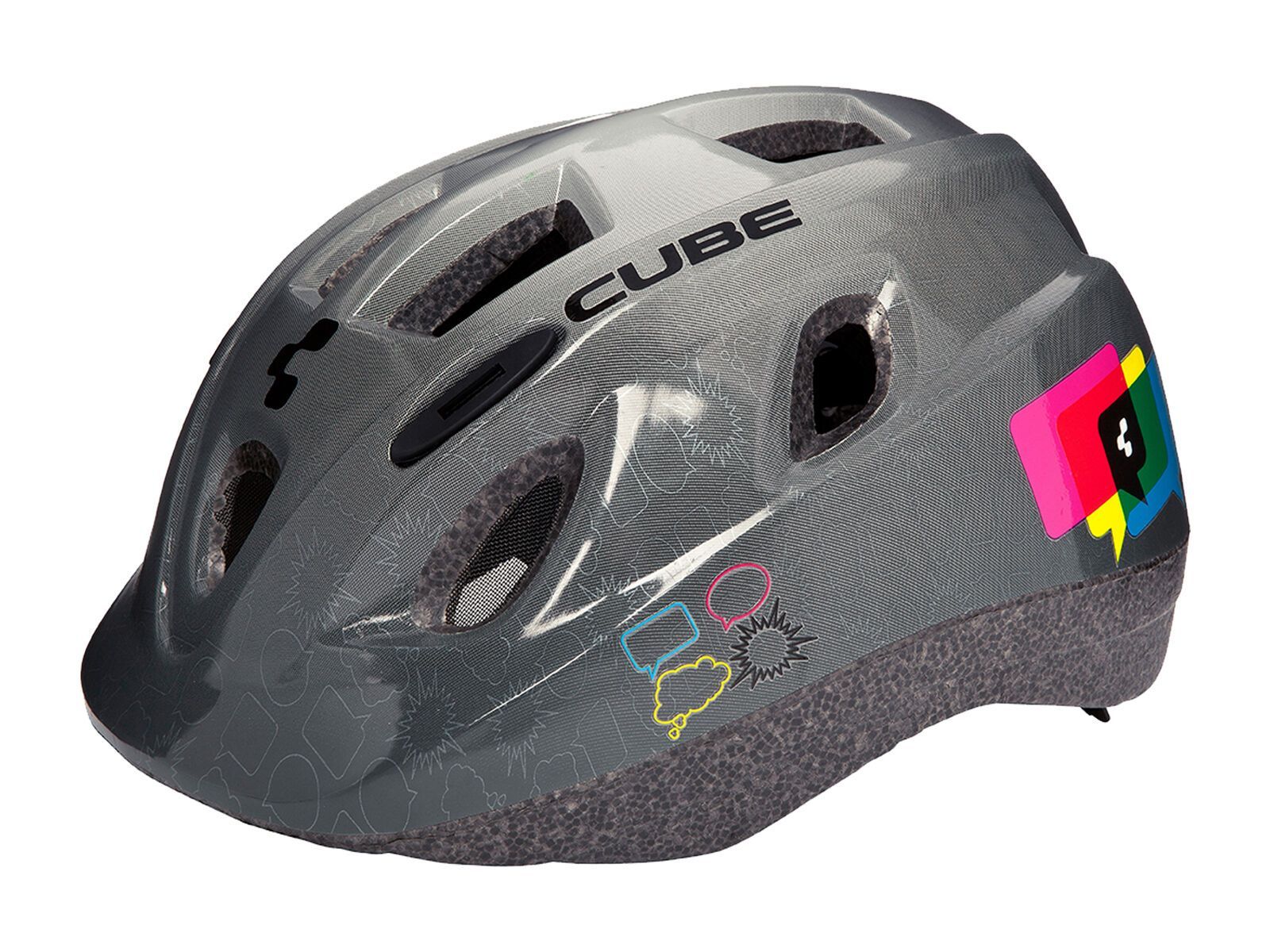 Cube Helm Kids, grey - Bild 1