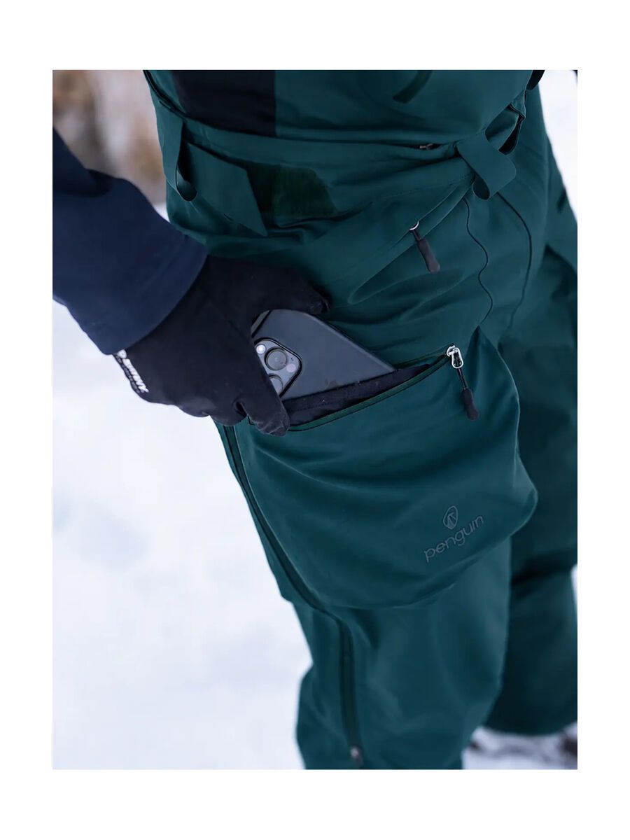 Penguin Männer 3 Lagen Dermizax Shell (Latz-) Hose, seaweed - Bild 6