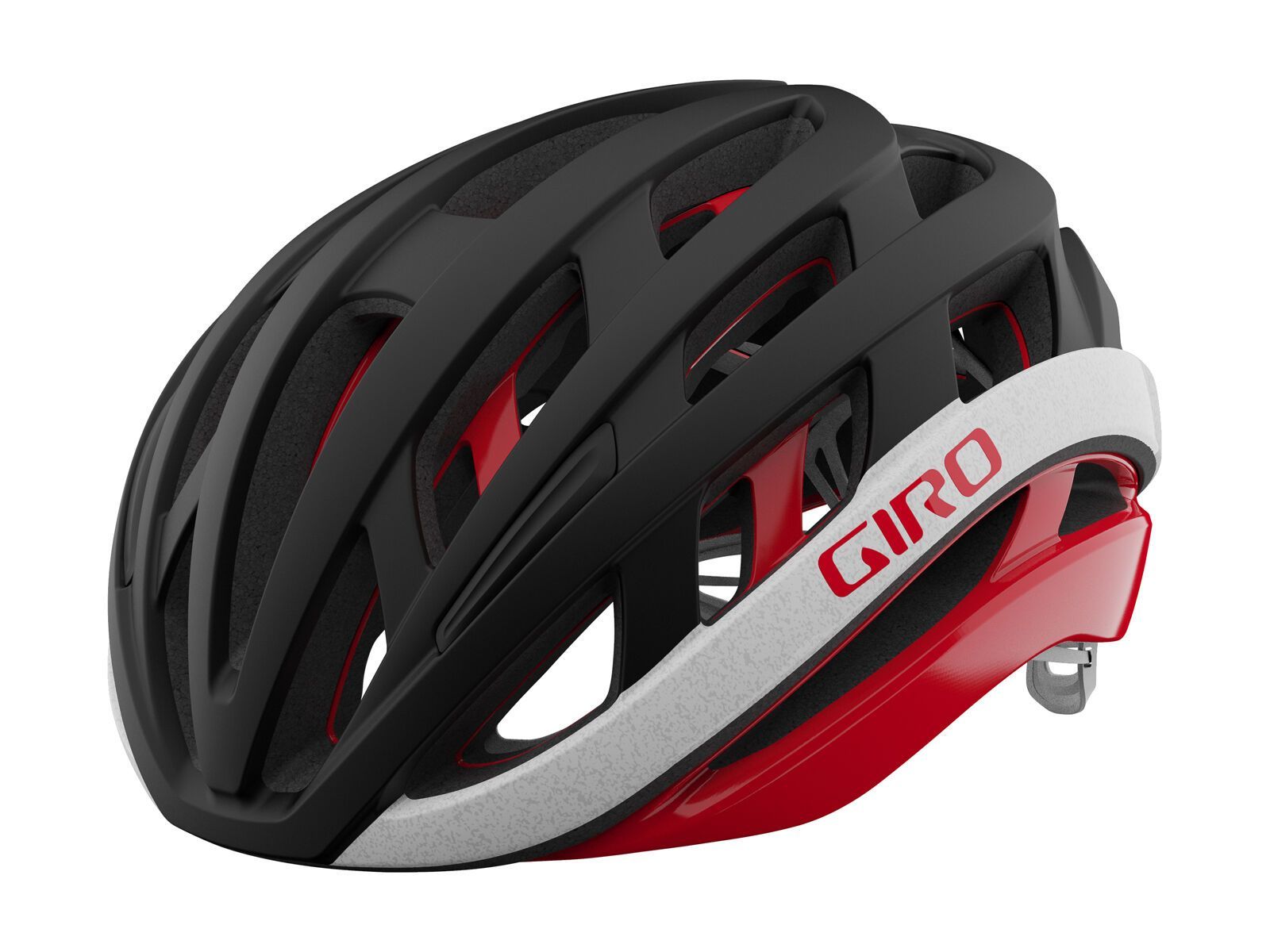 Giro Helios Spherical, matte black/red - Bild 1