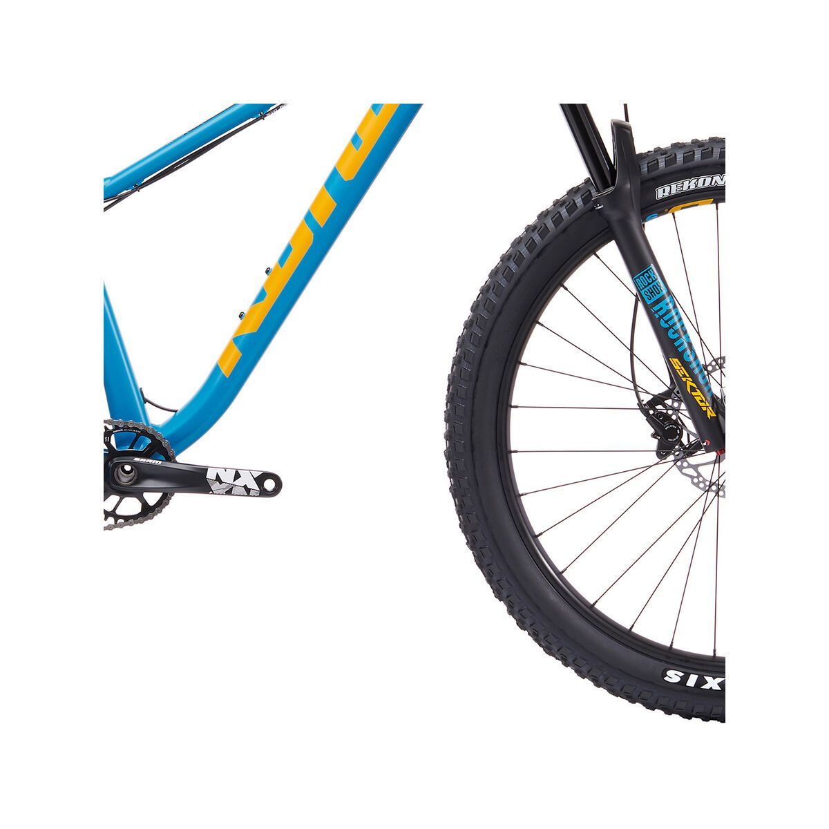 Kona Big Honzo DL, matt dark cyan w/ yellow & black decals - Bild 4