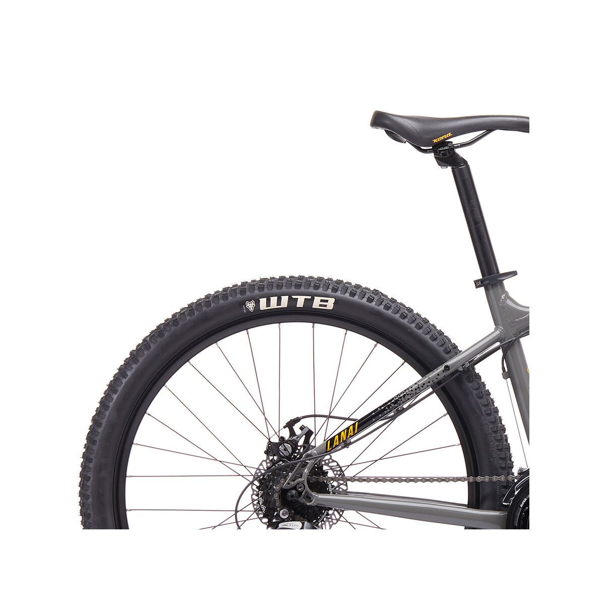 Kona Lana'I 27.5, gloss dark silver w/ yellow & black decals - Bild 6