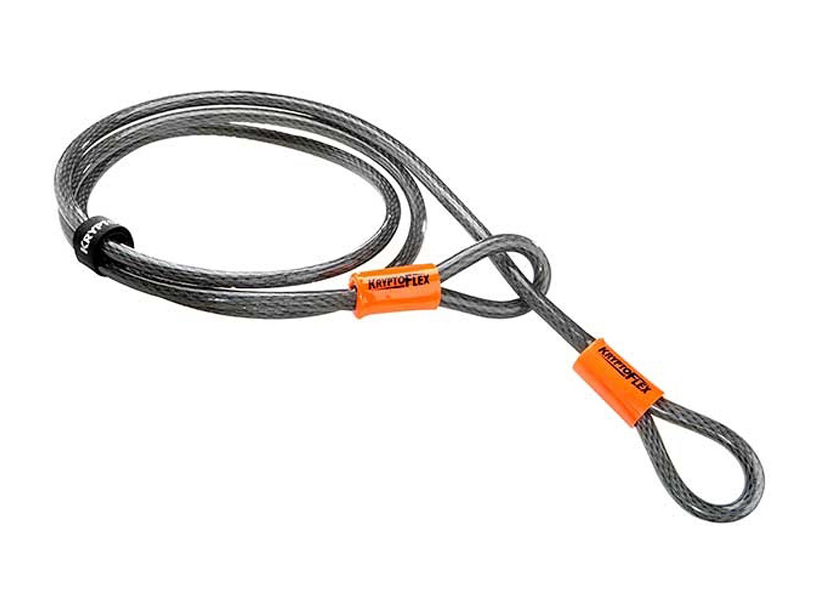Kryptonite KryptoFlex 710 Double Loop Cable - 1/220 cm, gelb/schwarz - Bild 1