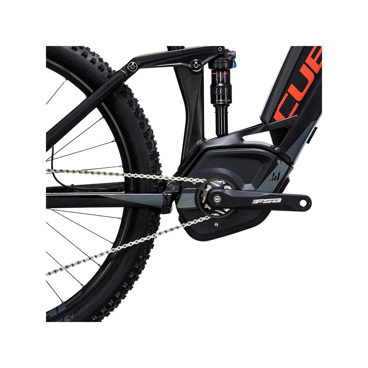 Cube Stereo Hybrid 140 HPA Pro 500 27.5, black´n´flashred - Bild 3